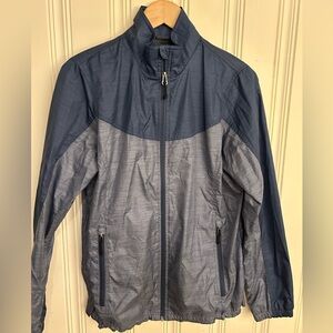 L.L. Bean Packable Windbreaker Womens Small Blue Lightweight Outdoor Hiking EUC